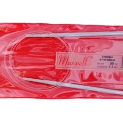 Спицы для вязания круговые Maxwell Red (Тефлон) 4,5 мм 80 см