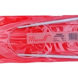 Спицы для вязания круговые Maxwell Red (Тефлон) 5,0 мм 80 см